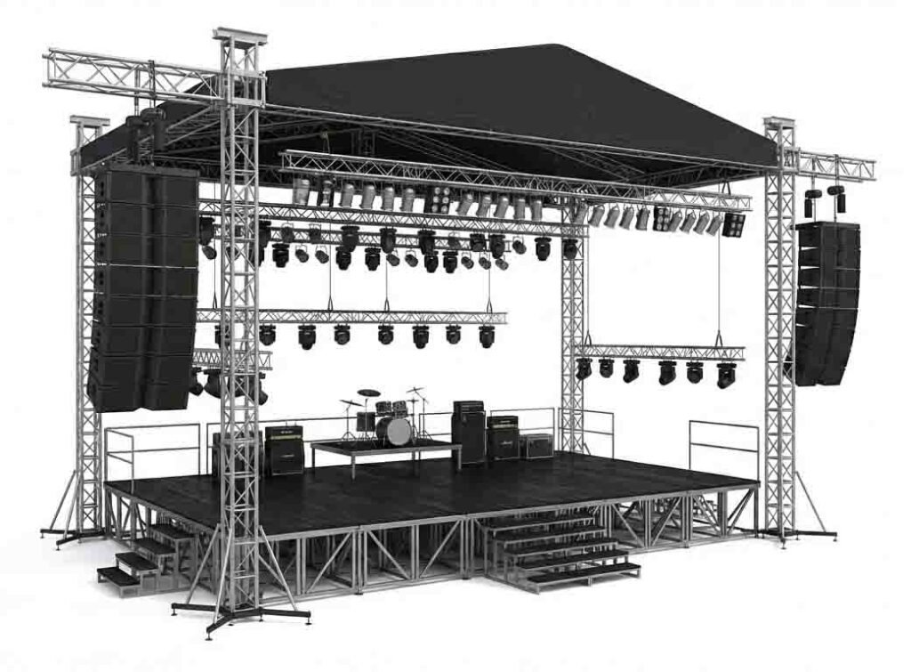 Jasa sewa panggung rigging profesional di Yogyakarta