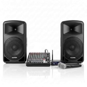 Kelengkapan Paket Sound System 1000 Watt speaker aktif dan mixer