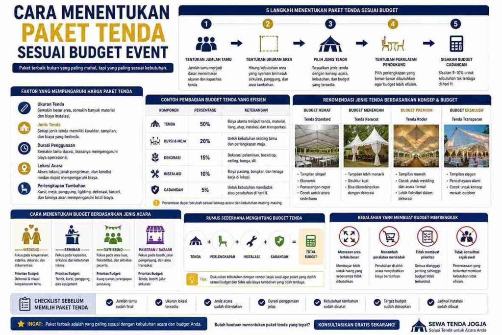 paket tenda sesuai budget