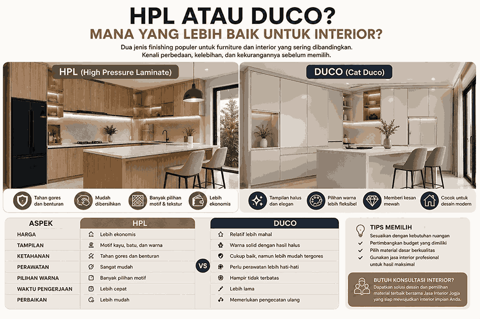 material interior yang baik
